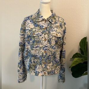 Vintage Floral Jacket Women’s Size Large